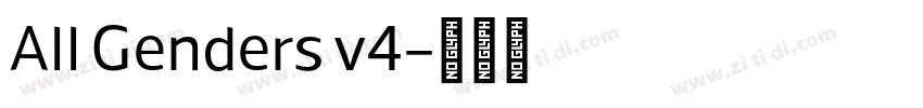 All Genders v4字体转换